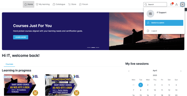 2-Learnupon-Profile-Menu