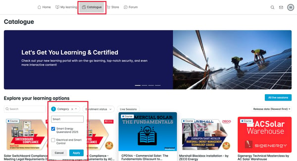 Learnupon-Category-Search